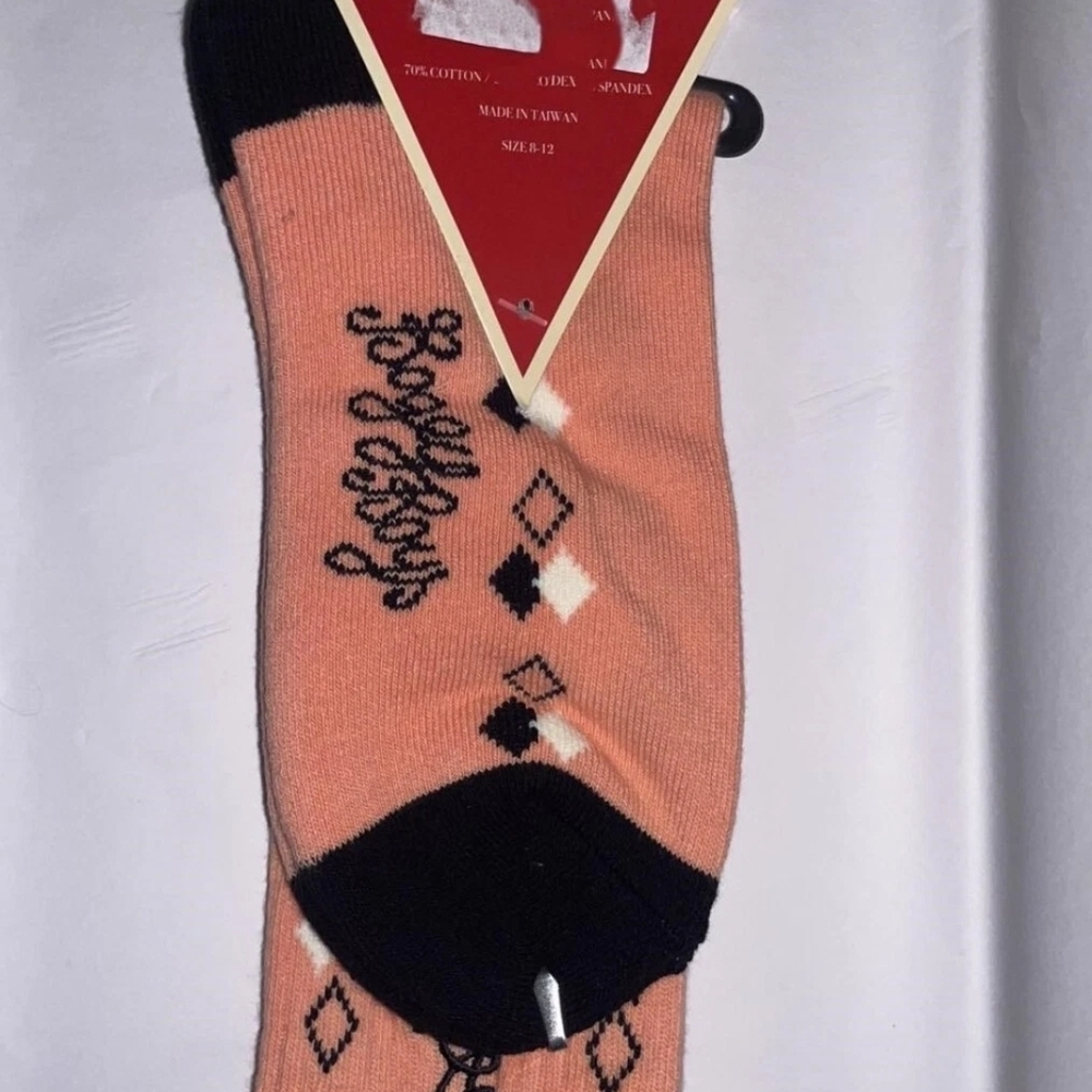 Bogey Boys Macklemore Pink Athletic Socks - Picture 2 of 6